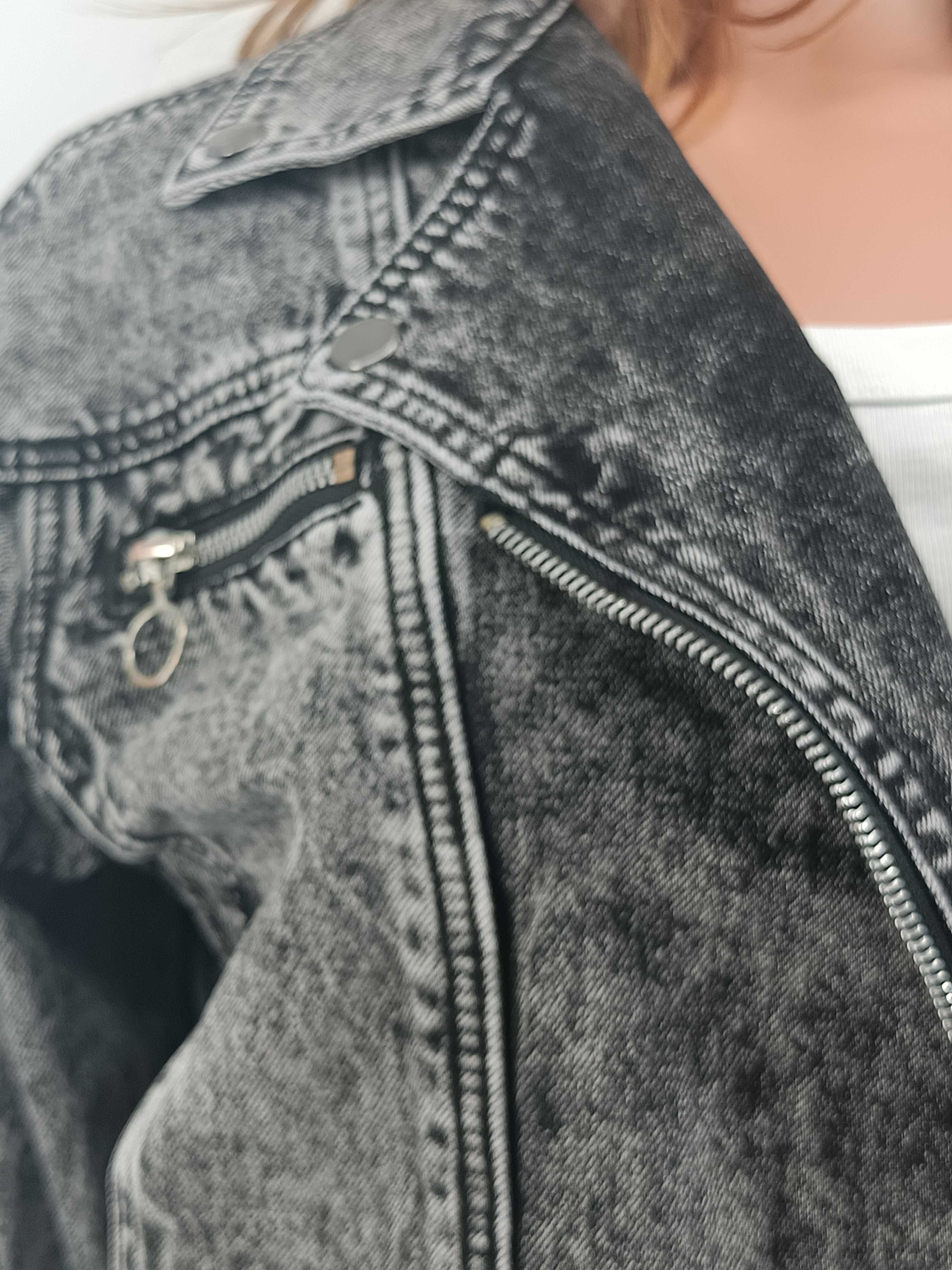Kurtka jeansowa RAMONESKA szara XS 34