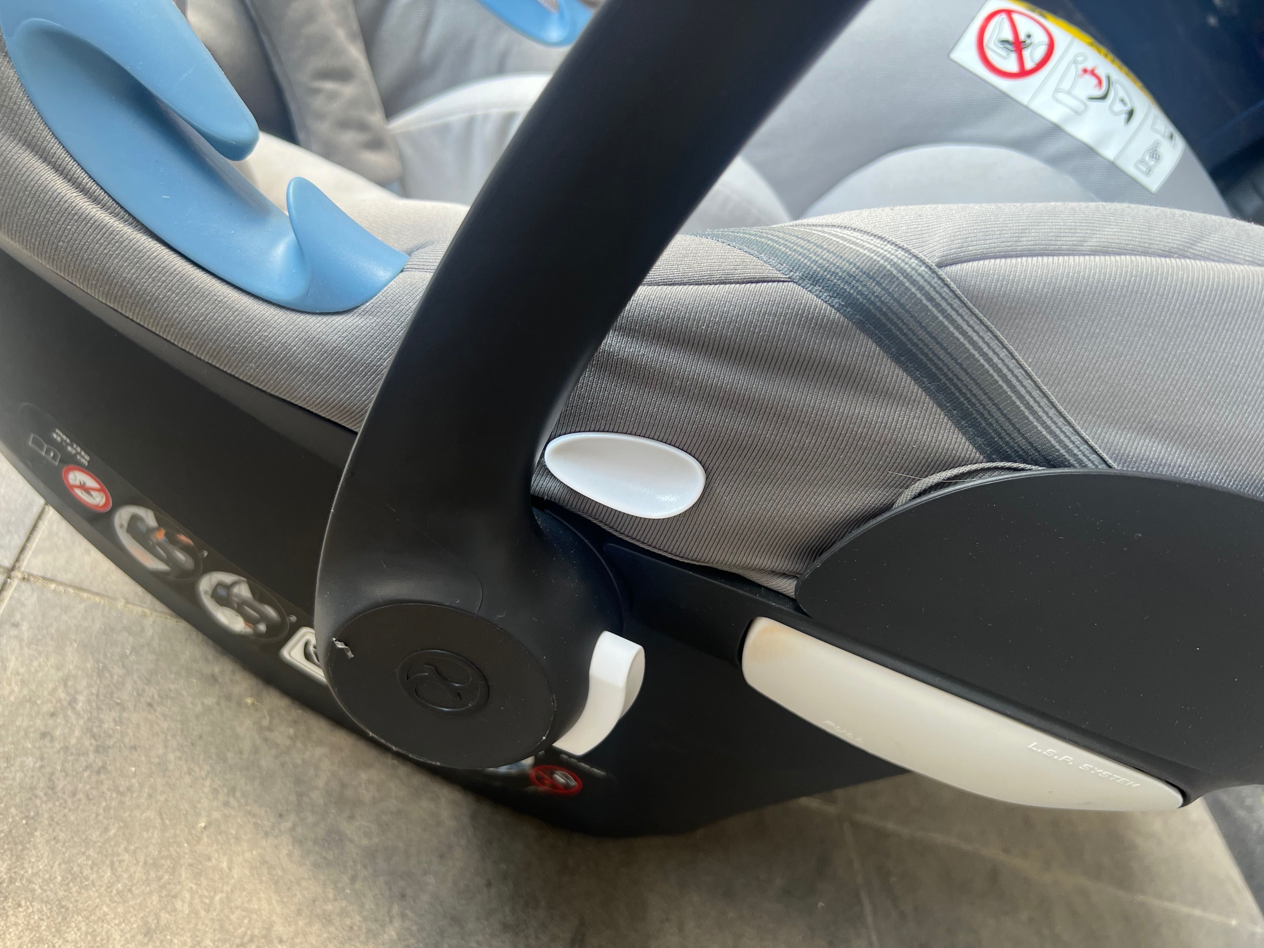 Fotelik Cybex Aton M soho grey +Cybex Baza Isofix M I-Size