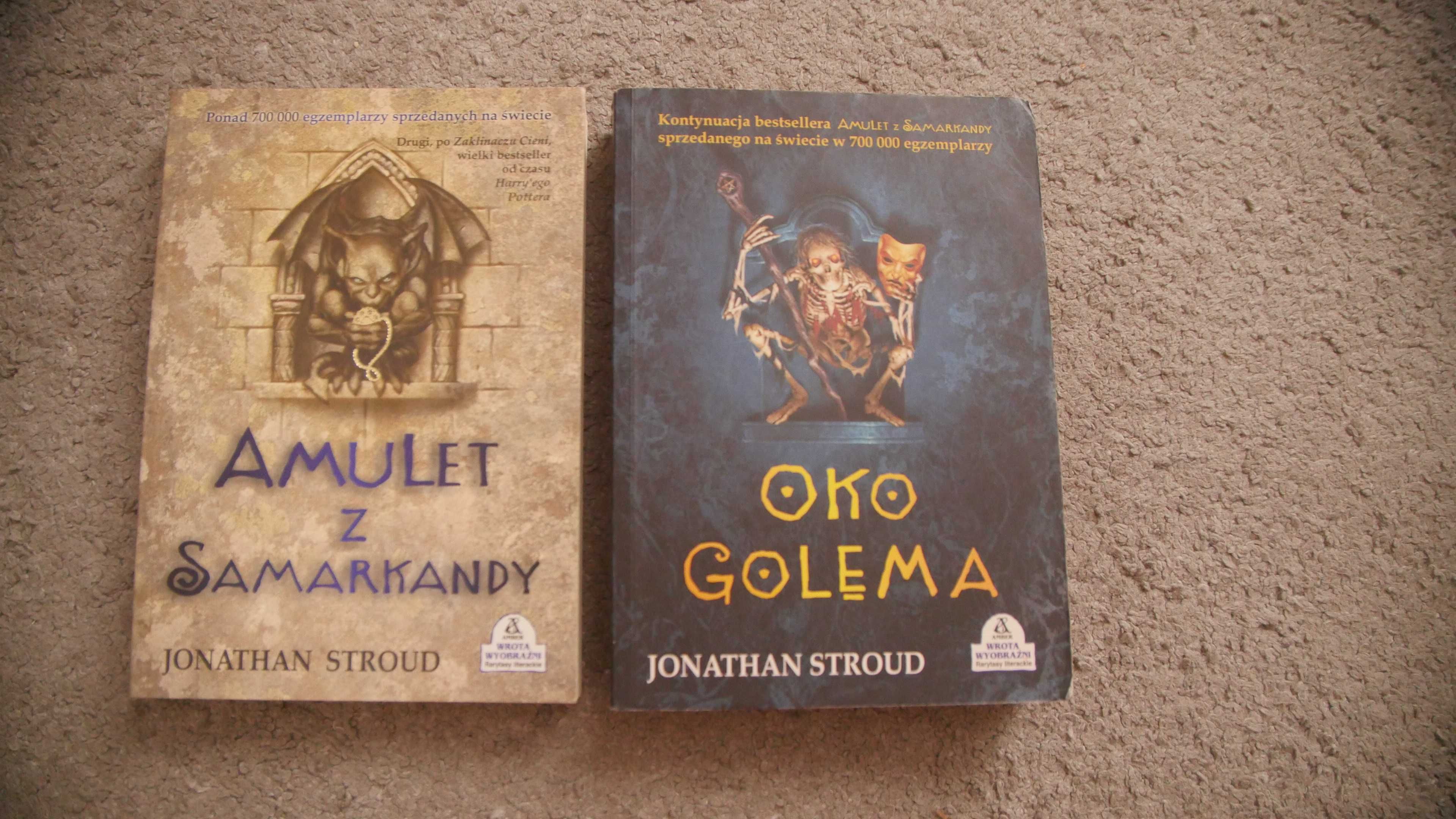 "Amulet z Samarkandy" & "Oko Golema" - Jonathan Stroud