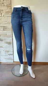 Wrangler Skinny Medium Blue damskie jeansy rozmiar 29/32
