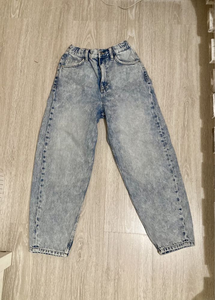 Bershka spodnie jeans balloon mom rozm 34