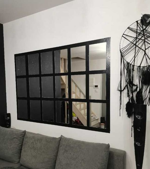 Zestaw 9 szt. luster ściennych naklejane lustro ścienne dekoracja