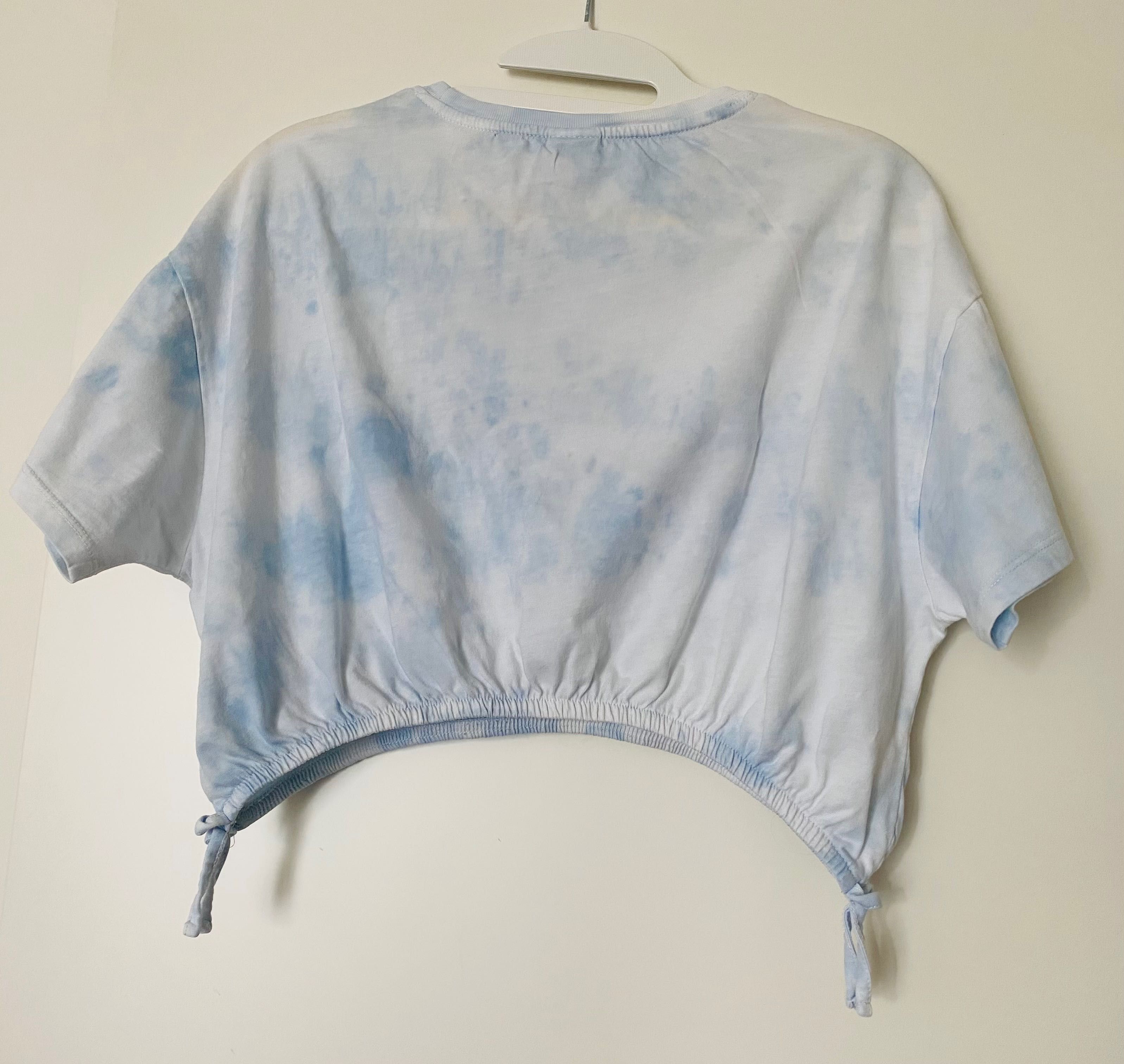 Biało-niebieska młodzieżowa bluzka Zara rozm. 13-14 lat