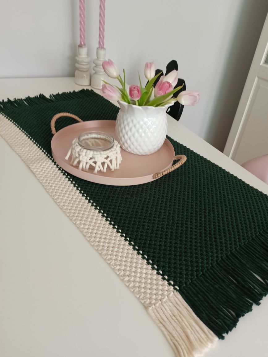 Bieżnik Boho 40/85 cm makrama