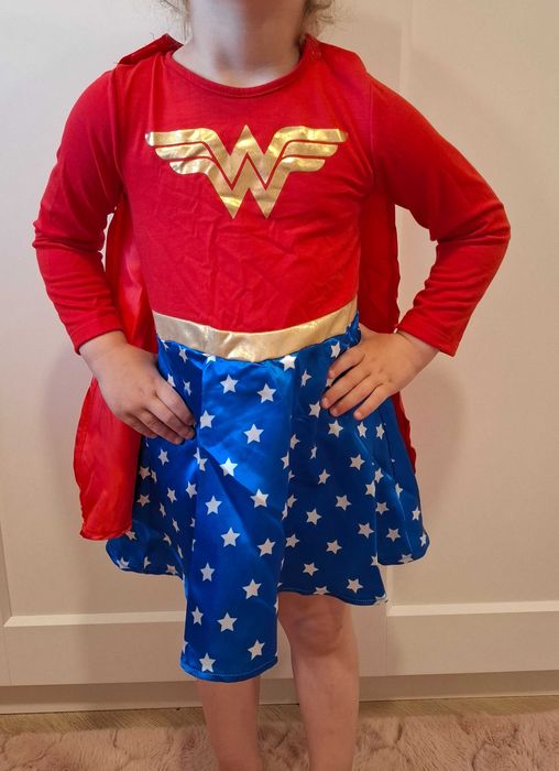 Strój Kostium Przebranie Wonder Woman Sukienka H&M 86 / 92