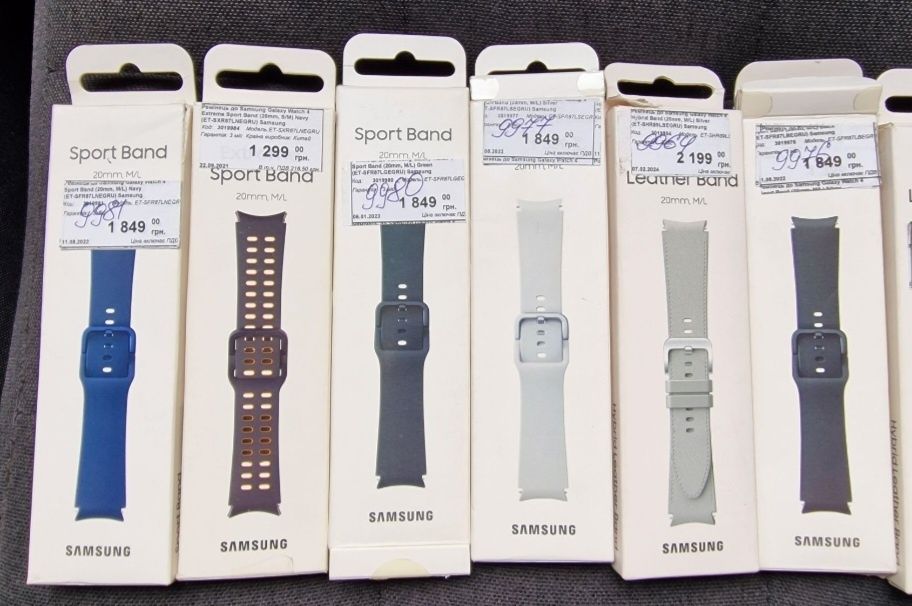 Оригінальні ремінці Samsung watch 3-7