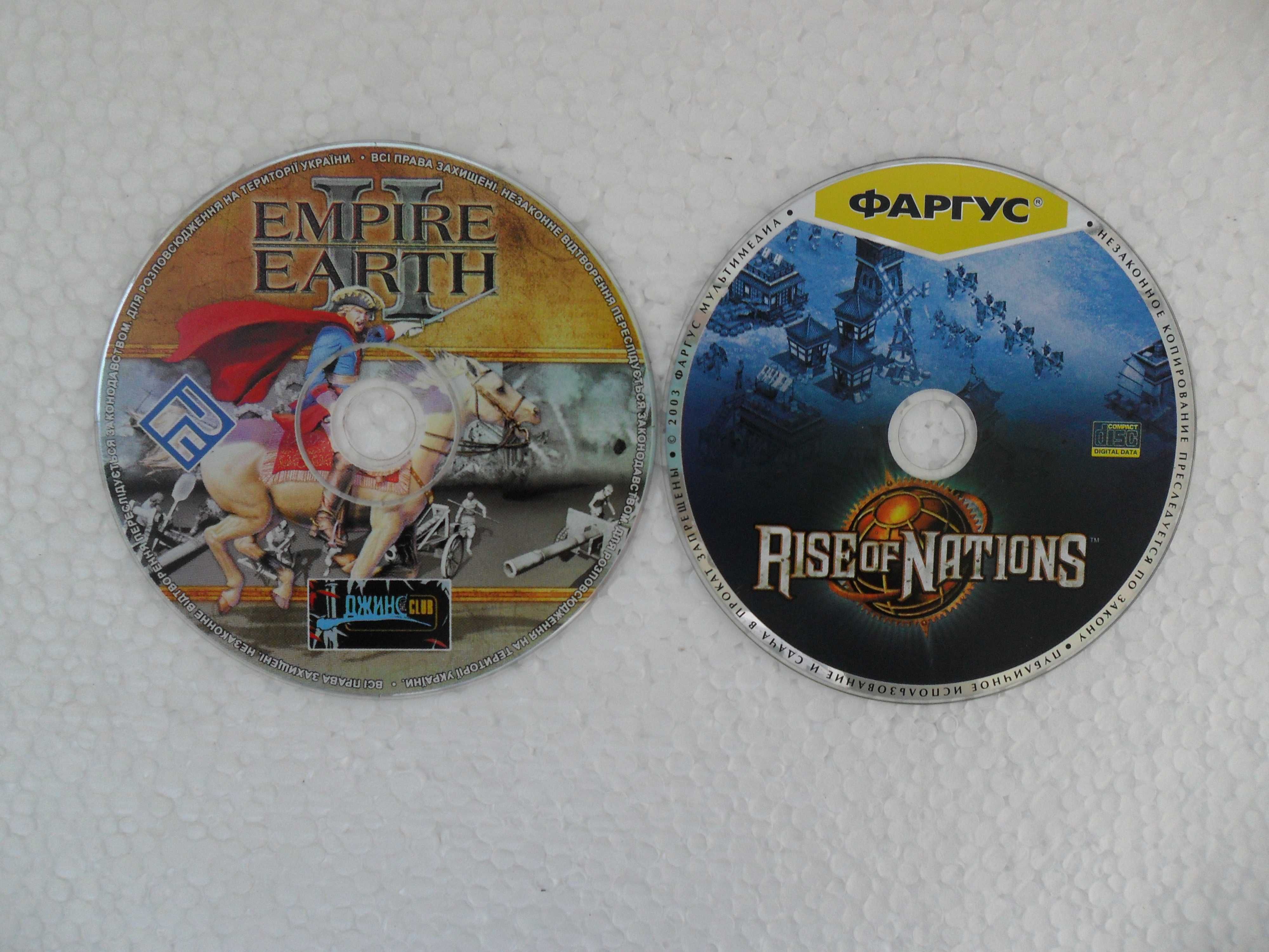 Лицензионные DVD диски на английском с фильмами + 2 диска игры