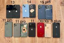 Лот Iphone 15 pro max, 14/13, 11, 11 pro/ pro max, Xs/Xr, 8 plus