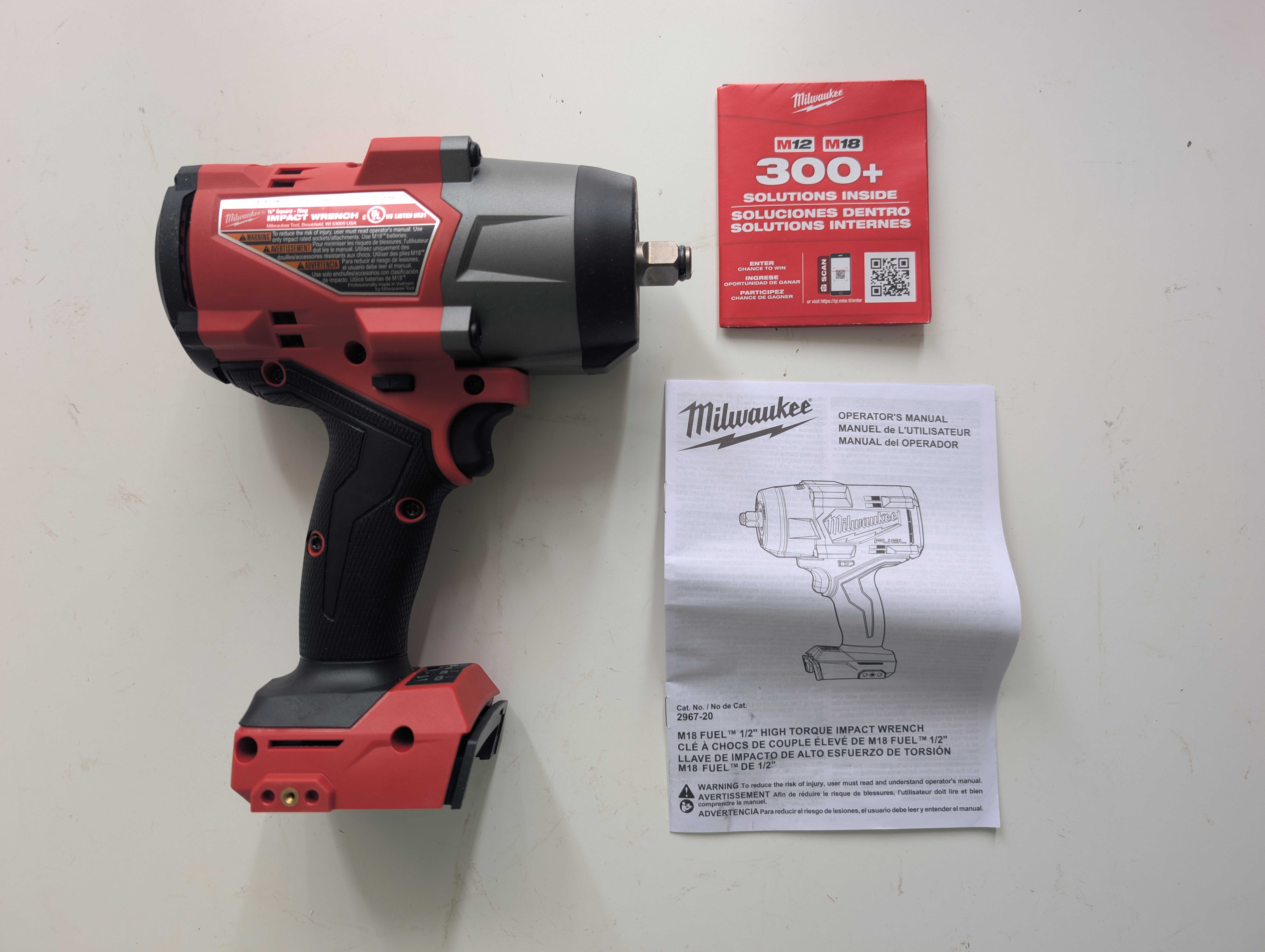 Milwaukee 2967-20 M18 FUEL Акумуляторний ударний гайковерт 1/2″