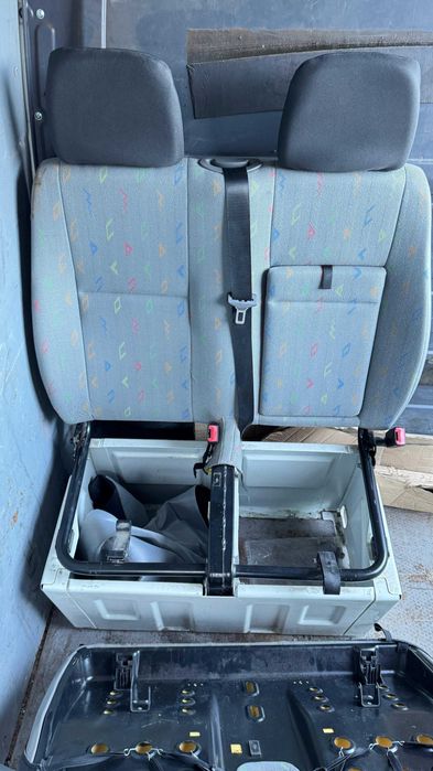 Fotel podwójny pasażera VW CRAFTER (przód)