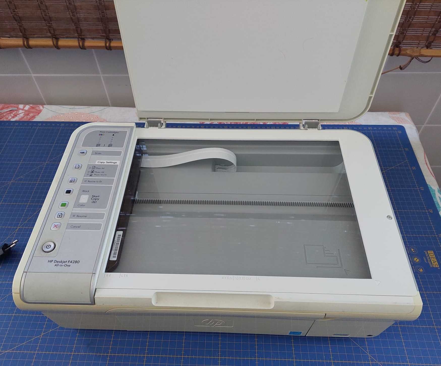 Impressora / Scanner / Copiadora  HP Deskjet F4280 + Tinteiro cores