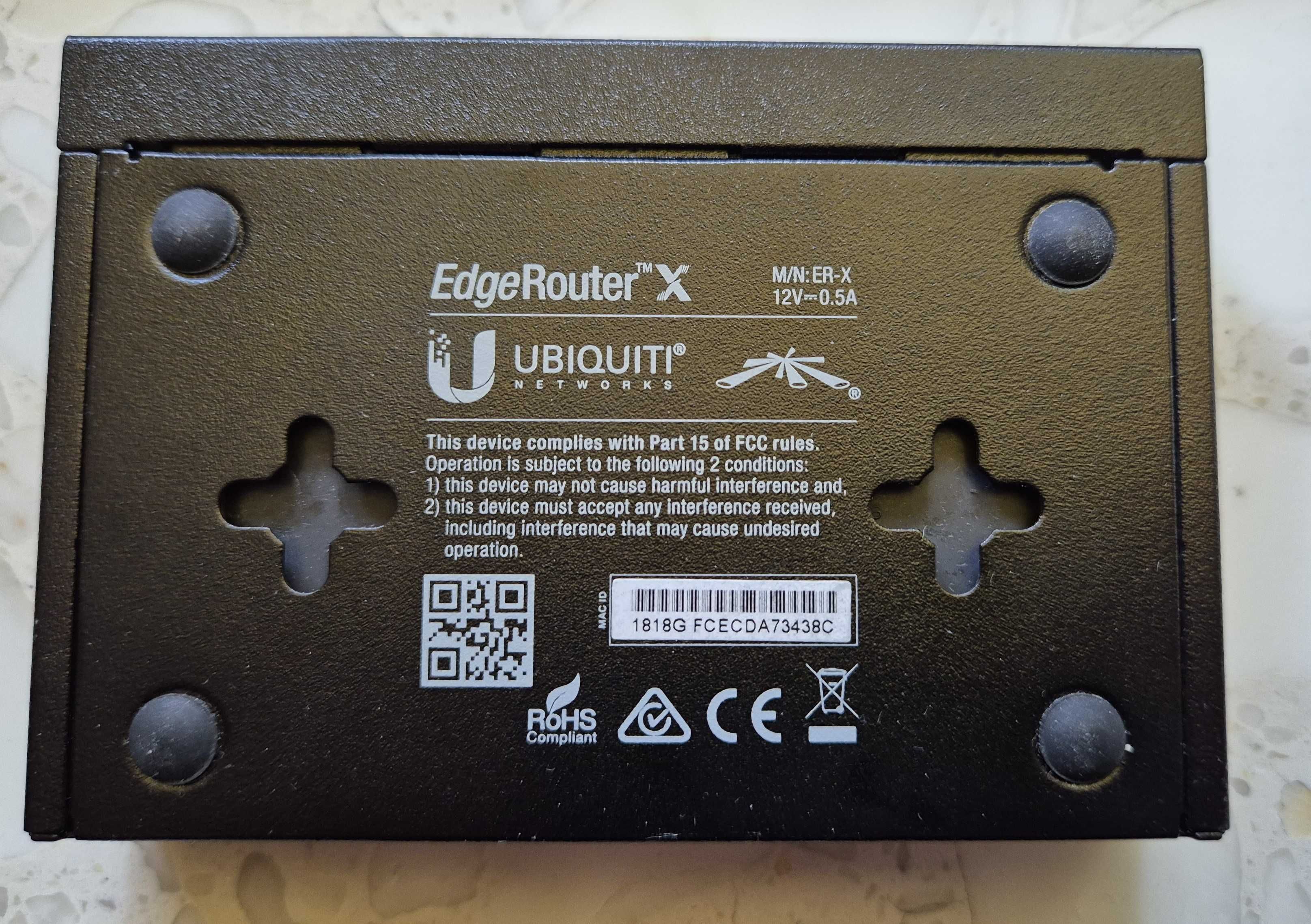 Router Ubiquiti ER-X (EdgeRouter X)