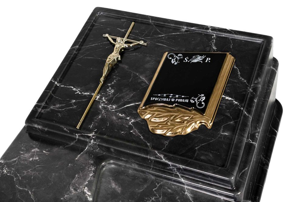 Pomnik plastikowy nagrobek krzyżyk tabliczka wazon Wysyłka cała PL