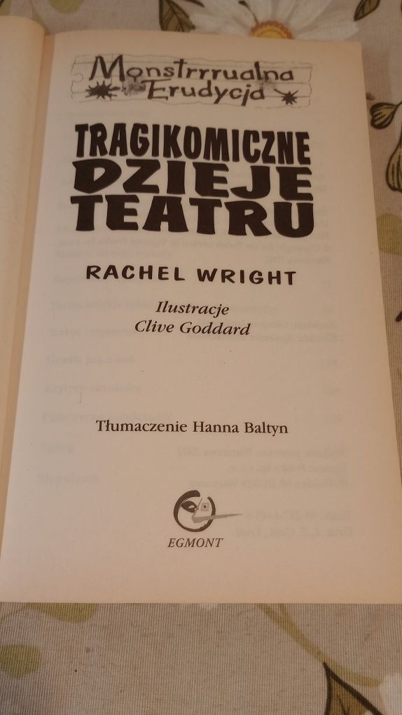 Tragikomiczne dzieje teatru. Rachel Wright