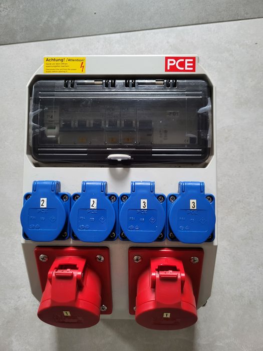 Rozdzielnica budowlana  pce skrzynka