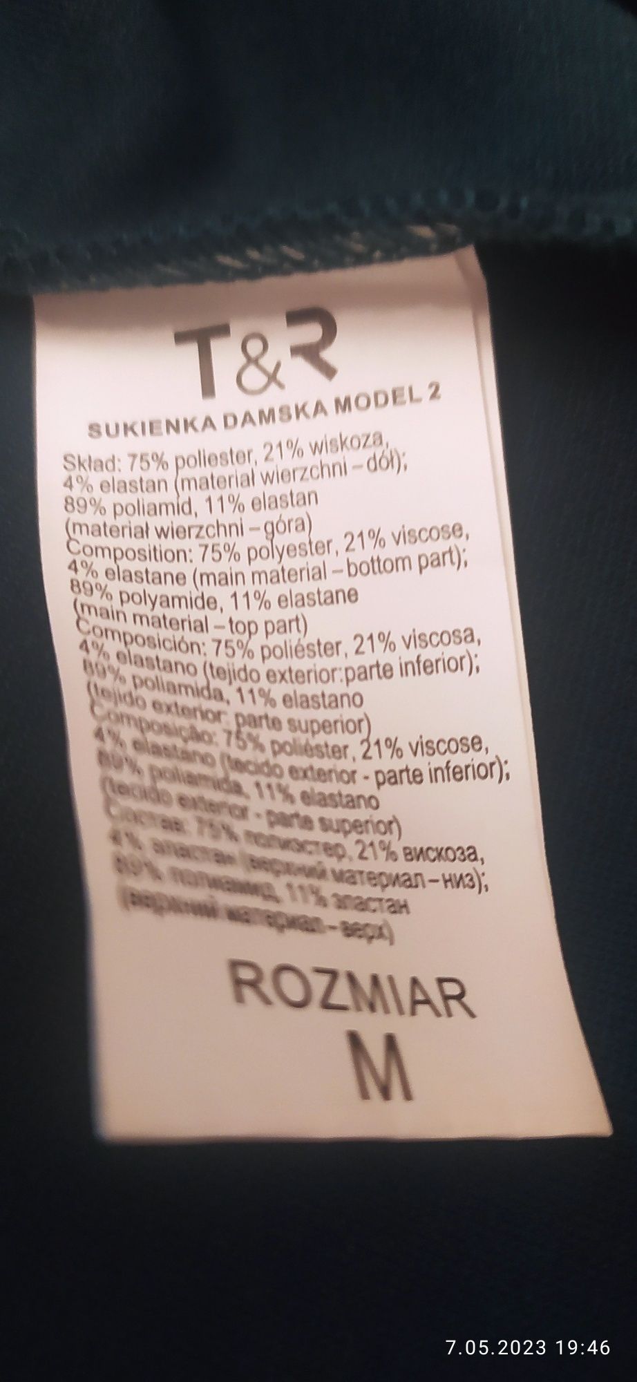 Sukienka damska rozmiar M