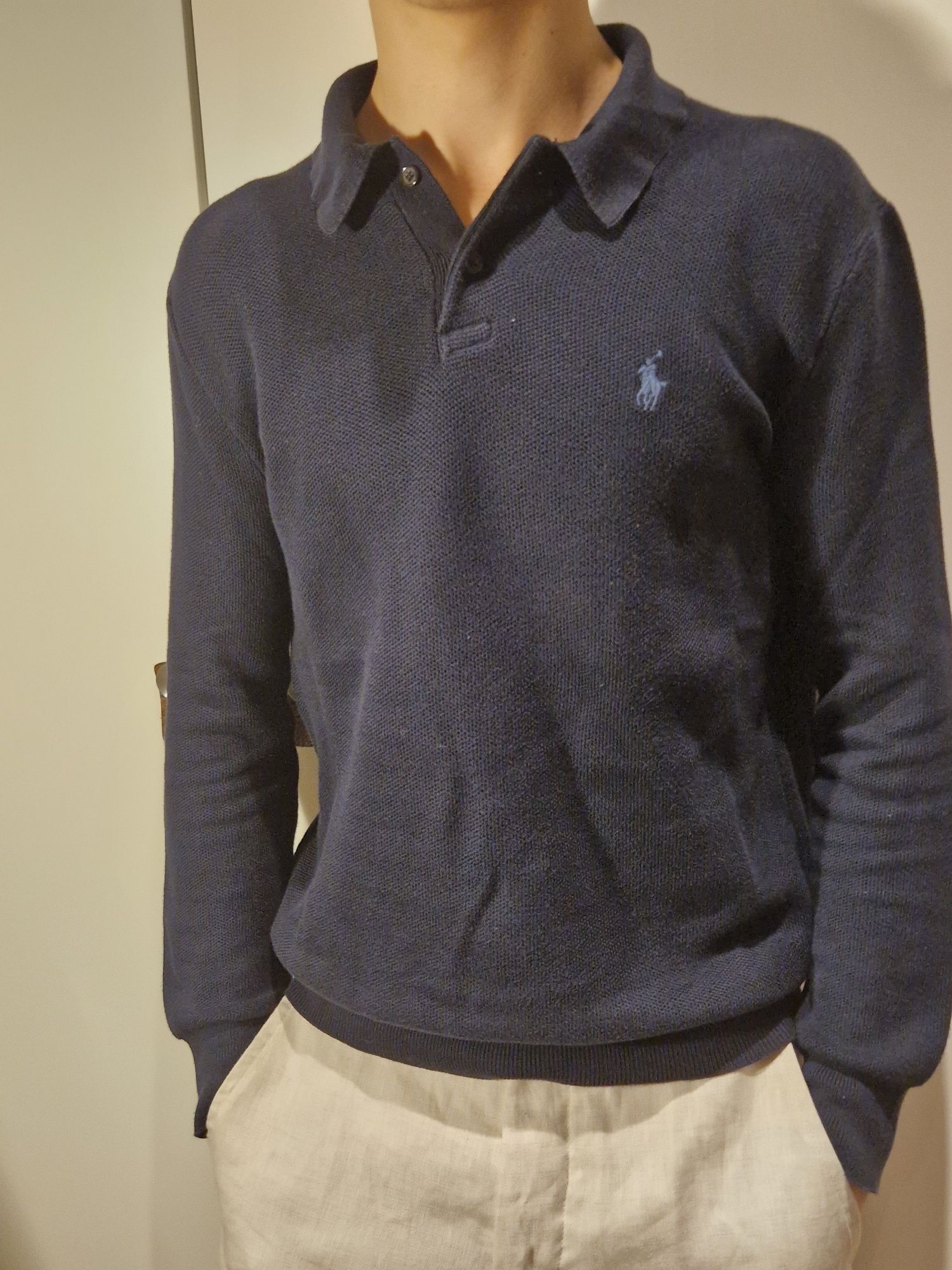 Polo Ralph Lauren azul escuro- Tam xs