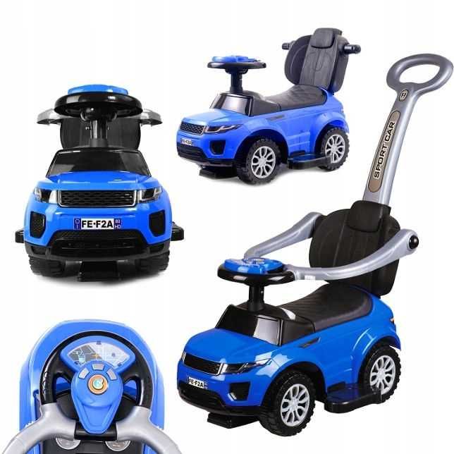 Jeździk Chodzik Pchacz 3w1 Autko samochodzik 19