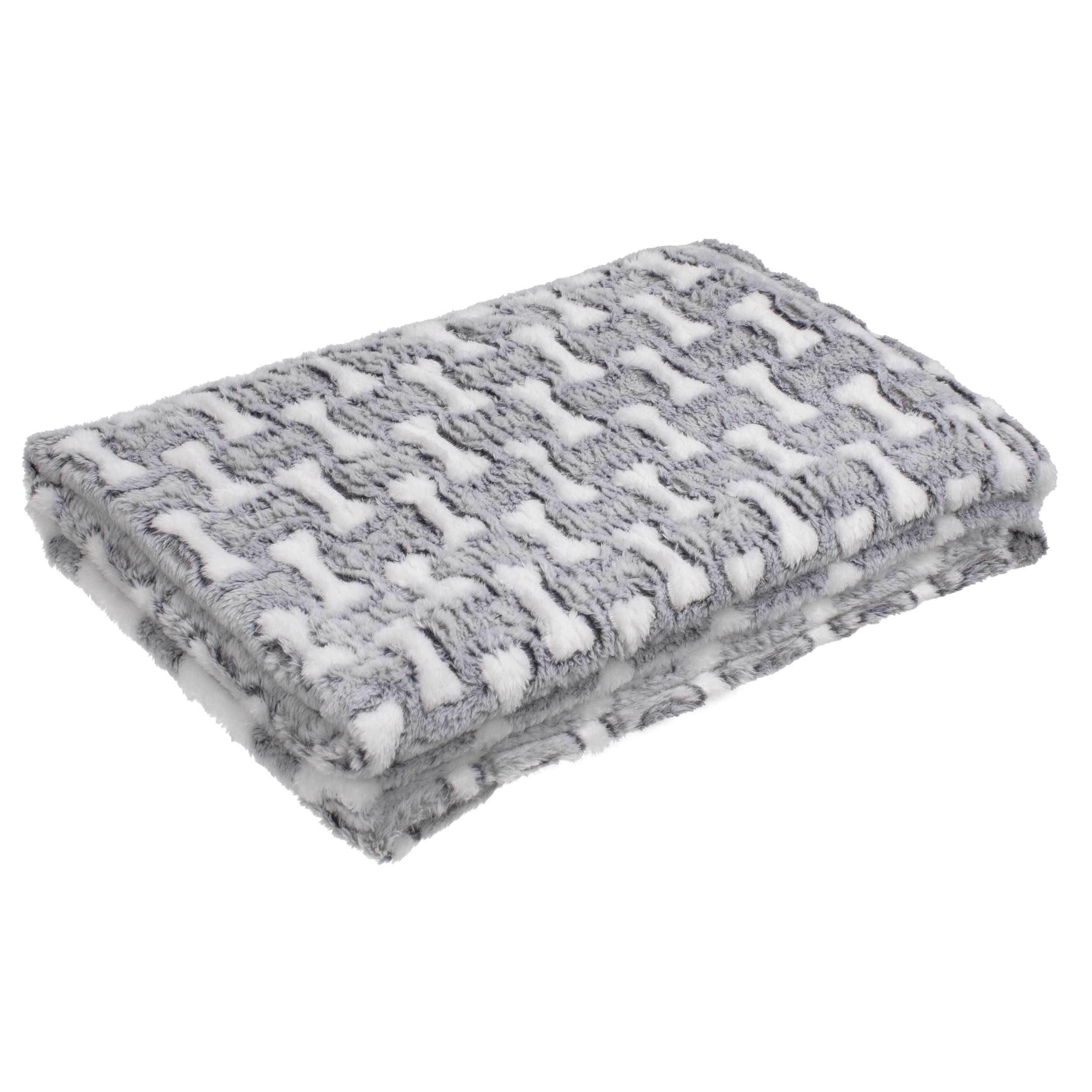 Legowisko Kocyk Polarowy z Podusią Dla Psa  Kota w Serduszka 100x70cm