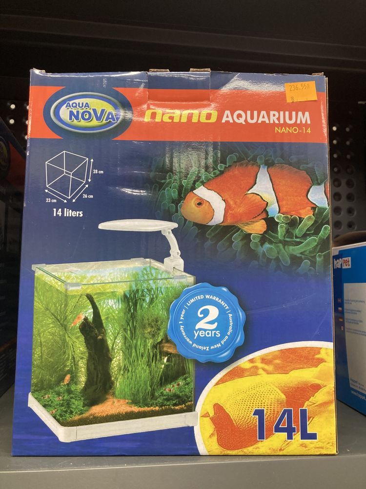 Aqua nova nano aquarium 14l