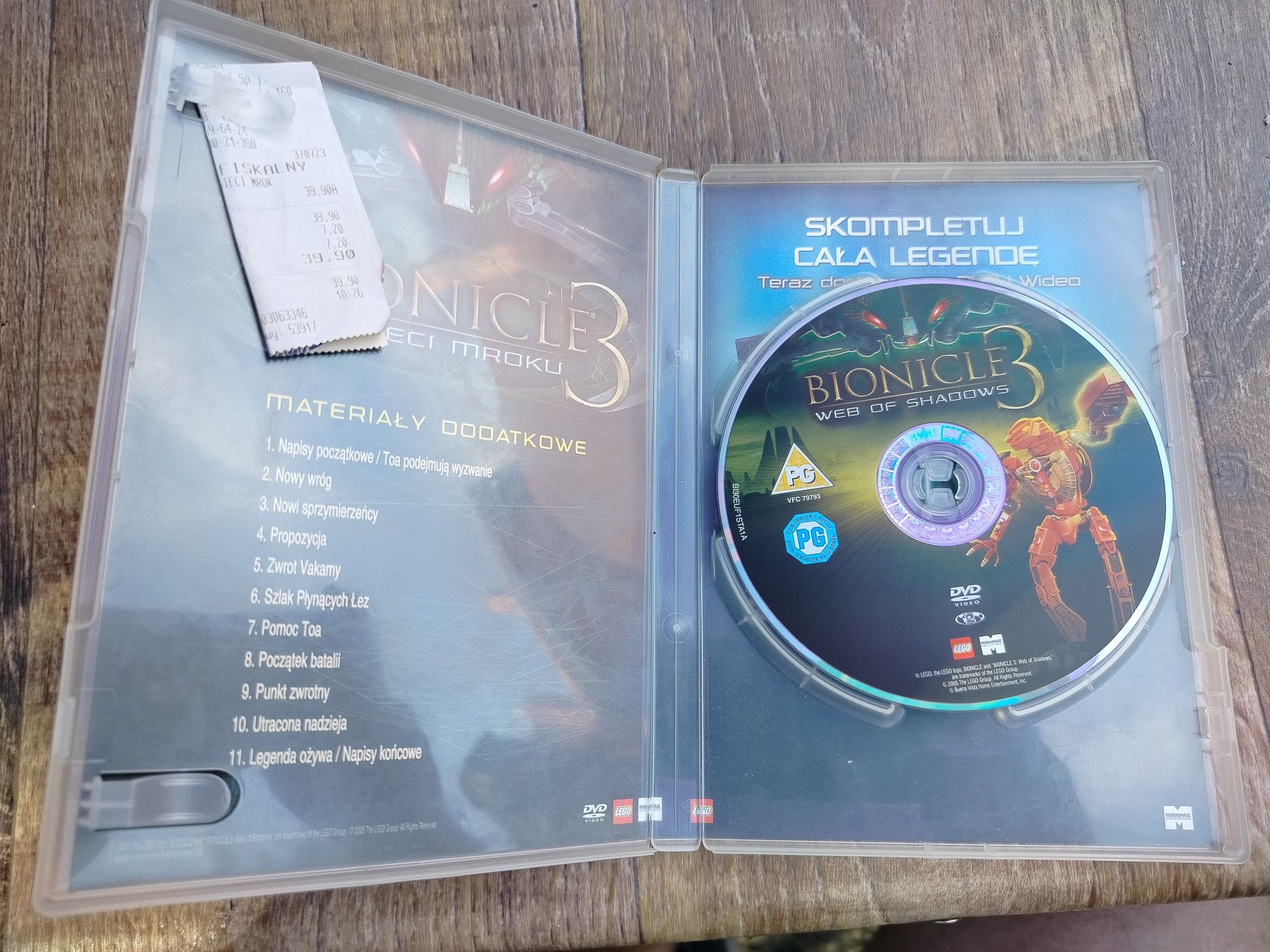 Bionicle 3: w sieci mroku polski dubbing