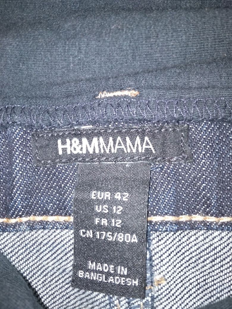 Sprzedam spodnie ciążowe jeansy h&m mama r. 42