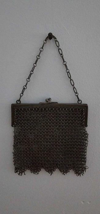 Porta Moedas Antigo em Prata