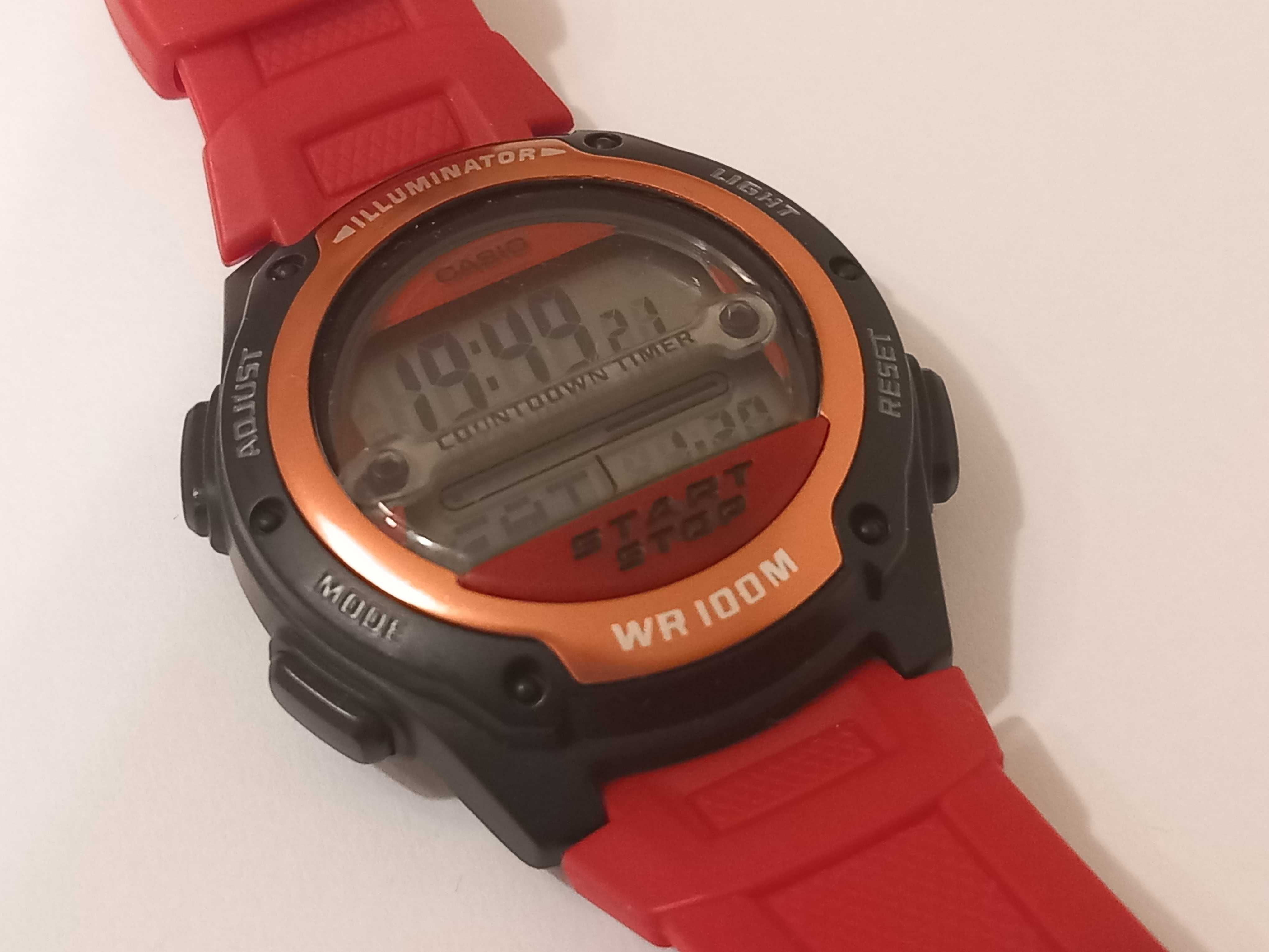 Zegarek Casio czerwony