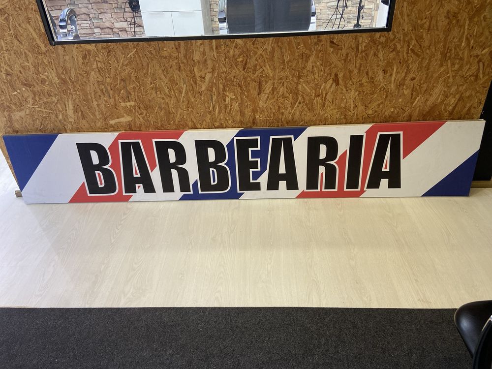 Placa de barbearia