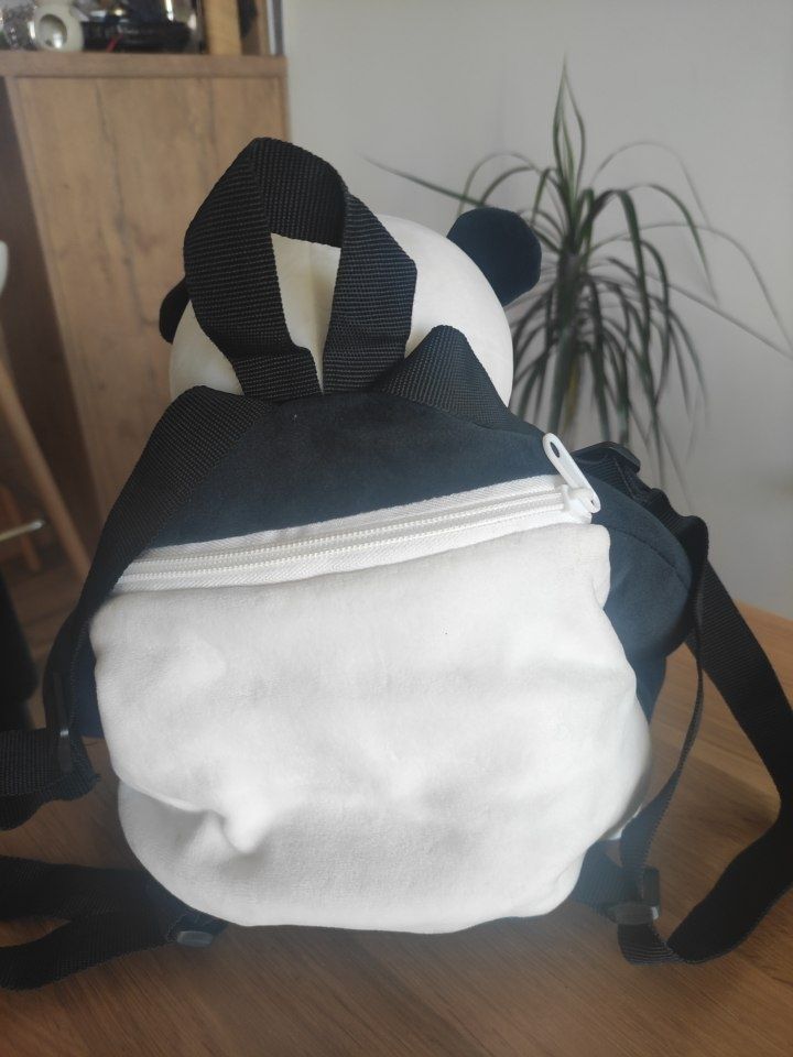 Plecak, plecaczek do przedszkola, żłobka Panda misiu, pluszak