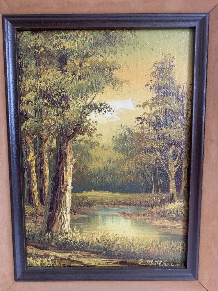 Картина ліс масло із сша