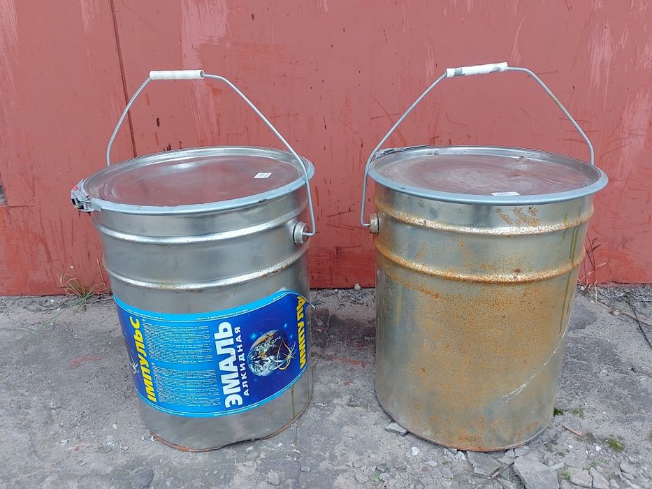 Эмаль алкидная для внешних внутренних работ Сiра та зелена фарба 25 кг