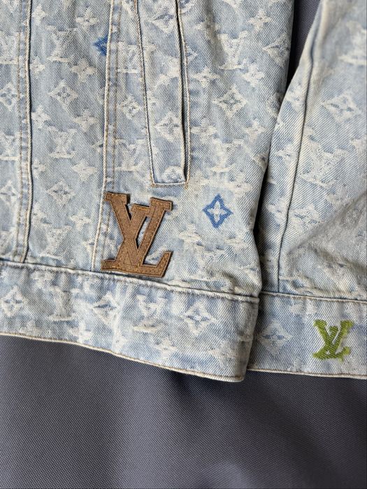 Джинсова куртка джинсовка Louis Vuitton жіноча кофта рубашка луи витон