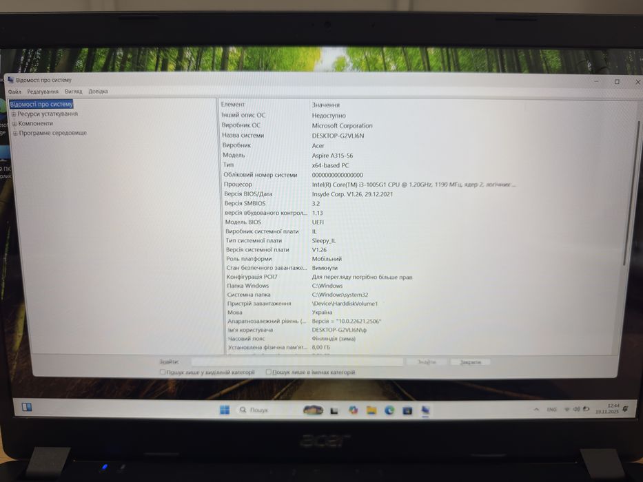 Acer Aspire A315-56