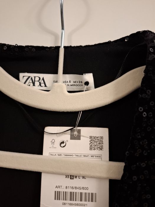 Sukienka Zara z cekinami S 36