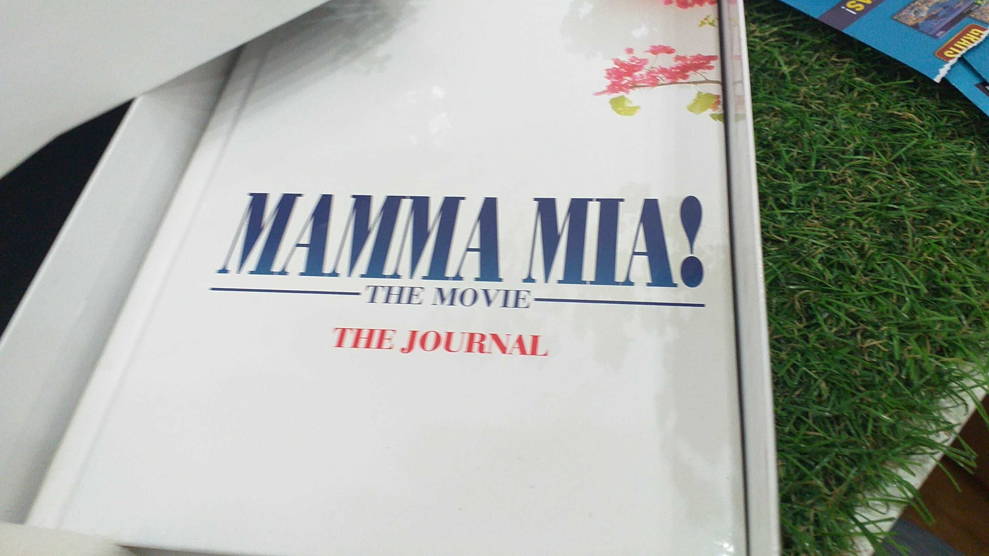 DVD MAMMA MIA filme + livro The journal em caixa especial+bilhetes