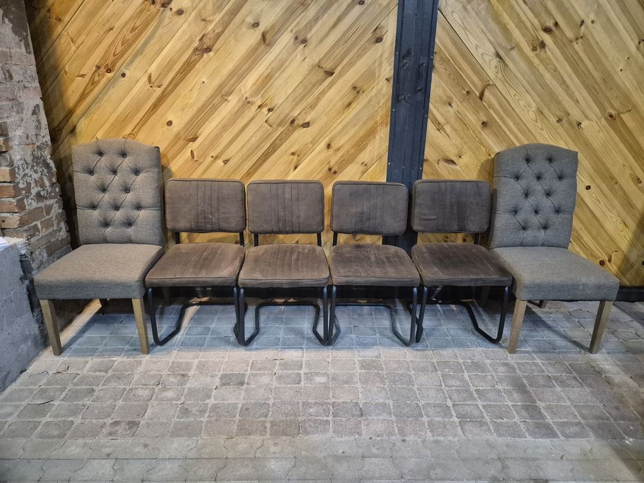 Zestaw krzeseł do jadalni, biura, firmy