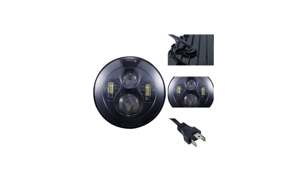 Фари LED ВАЗ 2101, 2121, ГАЗ, УАЗ, Камаз, іномарки, мото 30W, 60W, 80W