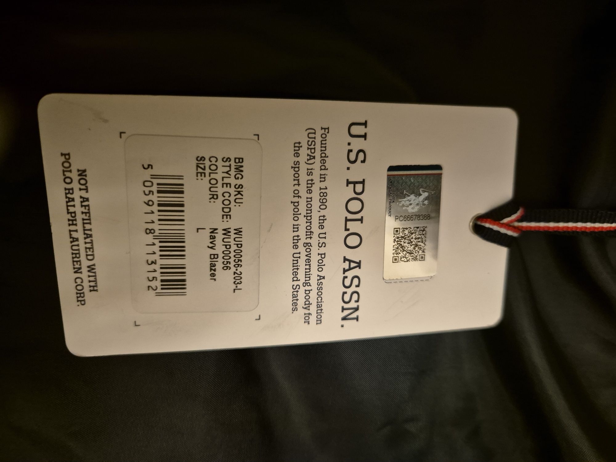 Kurtka zimowa pikowana US POLO ASSN r. L nowa