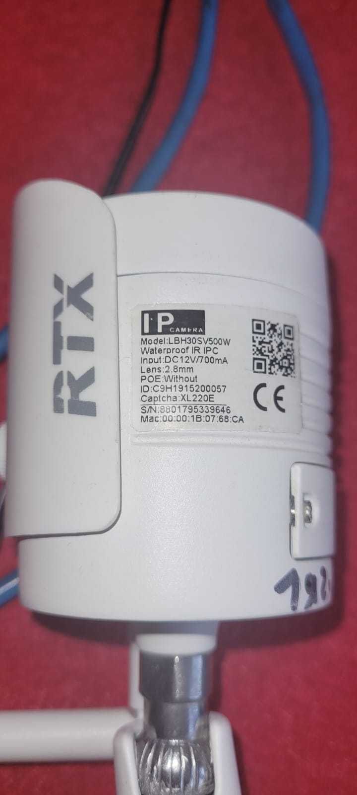 Kamera IP RTX 4MPx WI-FI P2P IR do 30m zapis na SD.   LBH30SV500W