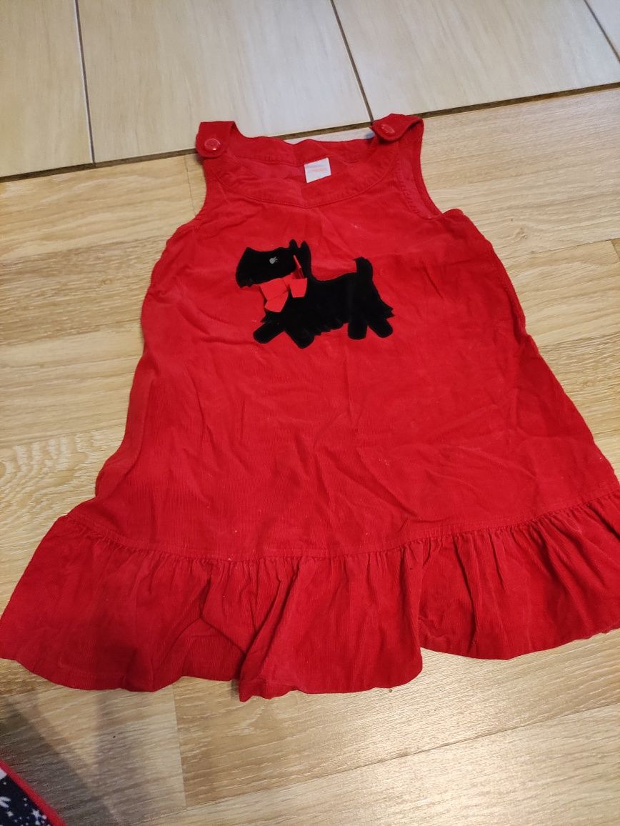 Sztruksowa sukienka Gymboree 4/5 lat