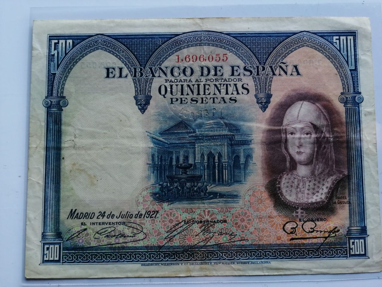 Notas Pesetas Espanha