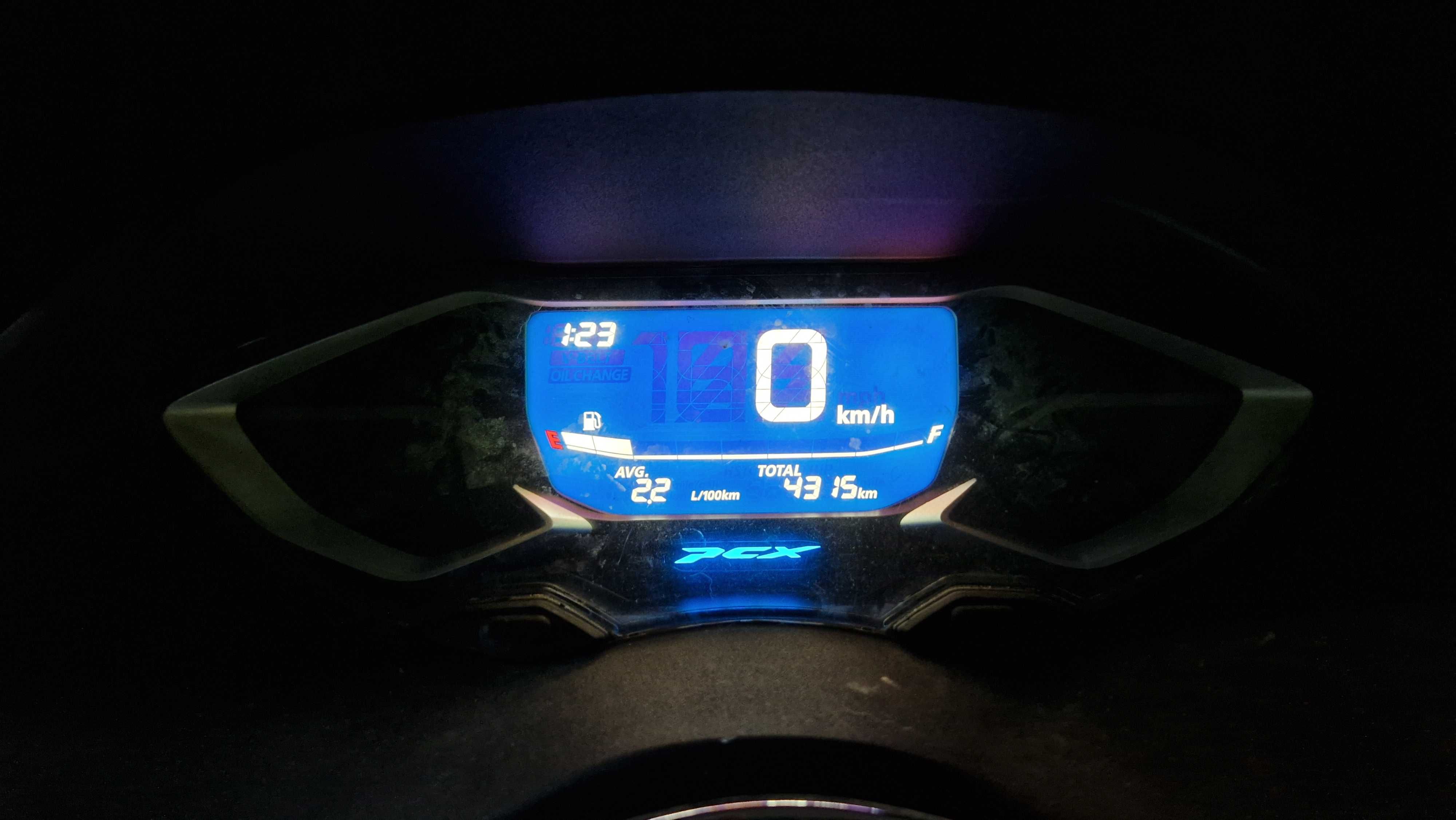 Honda PCX 125 cc - 2023 - preto mate - 4315km - excelente (semi-nova)