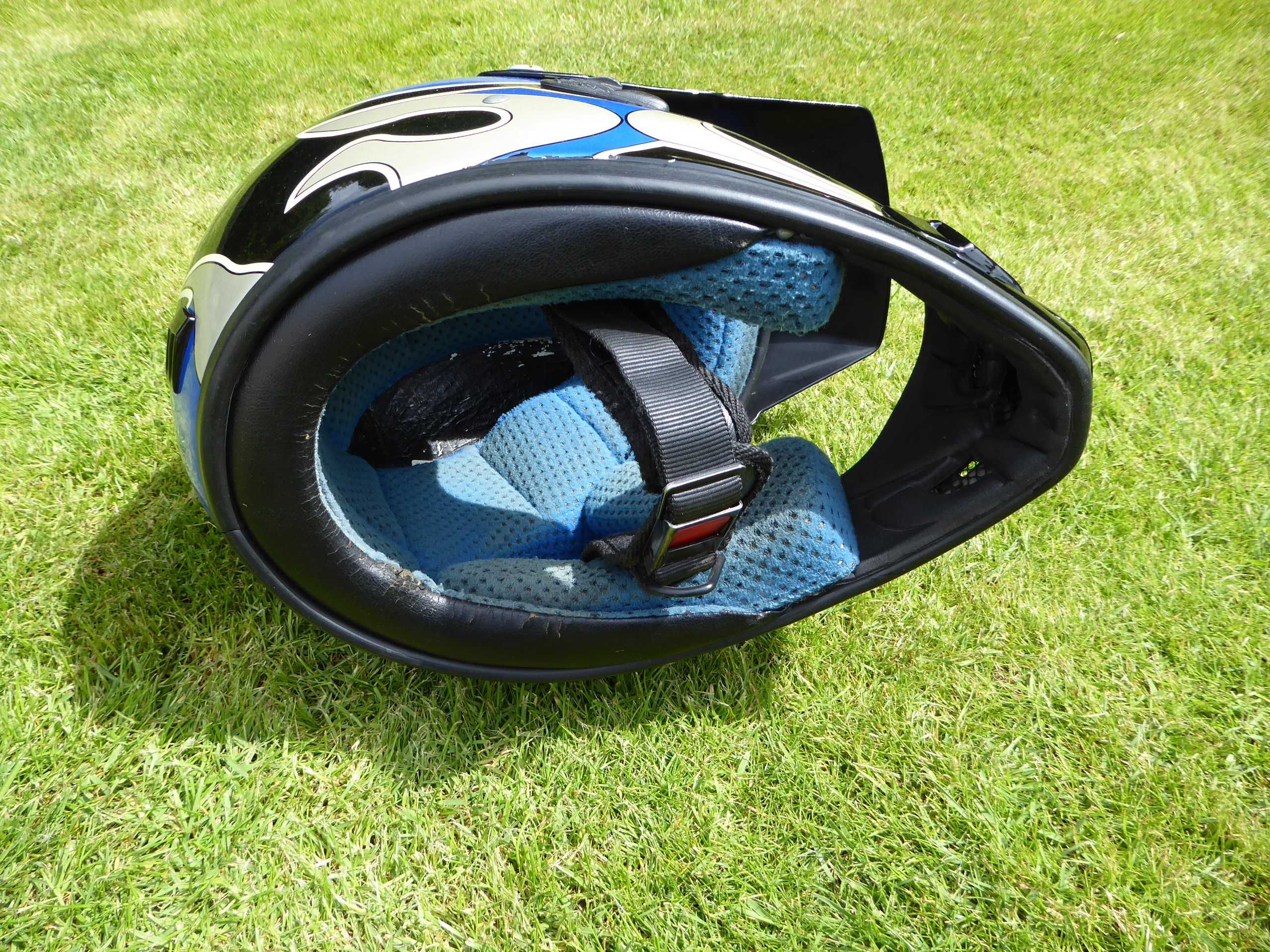 SINISALO Bluza Koszulka Spodnie Buty Kask ENDURO Moto CROSS Komplet !