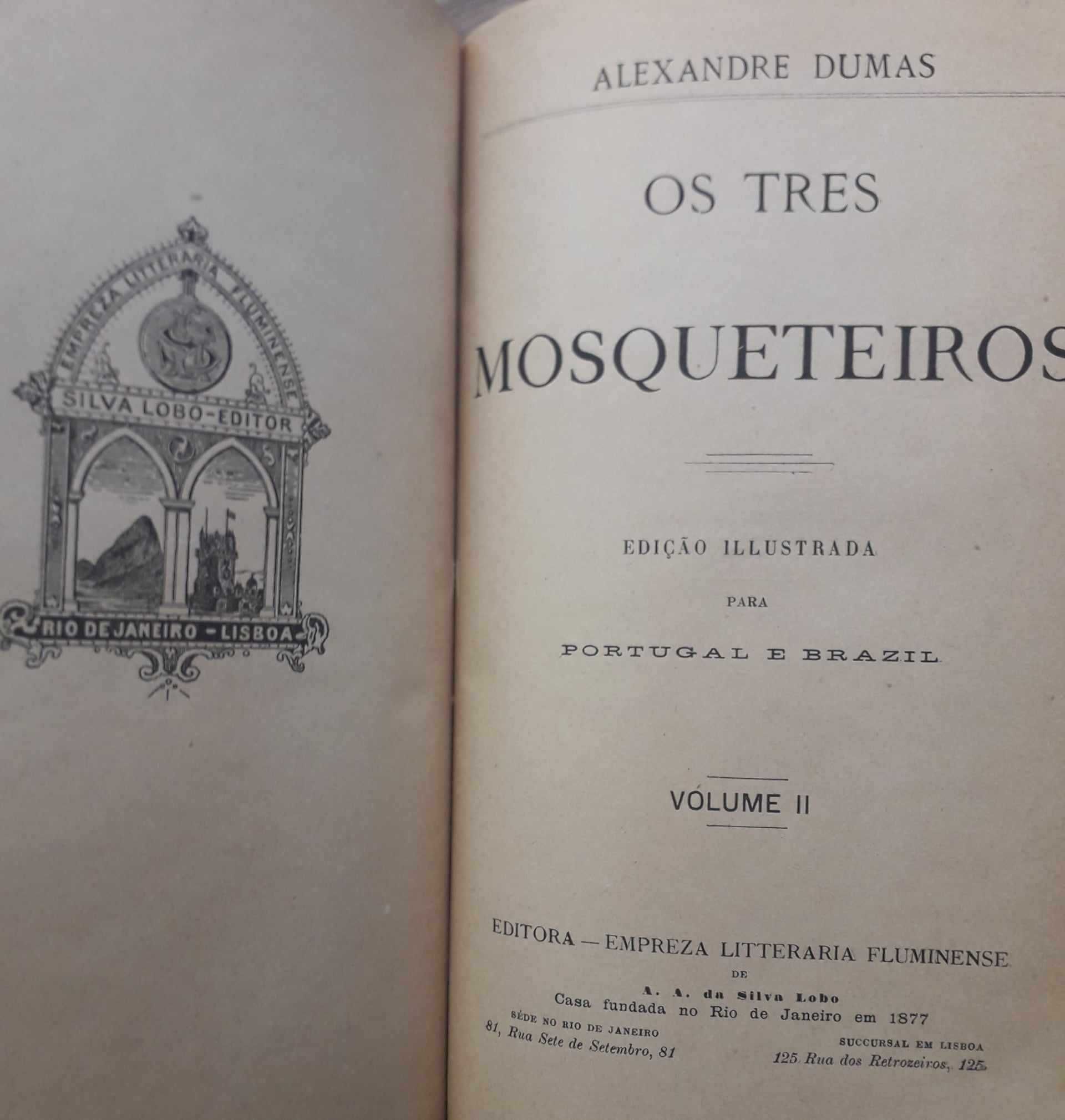 1ª Edição "Os 3 Mosqueteiros" - Alexandre Dumas PT/BR