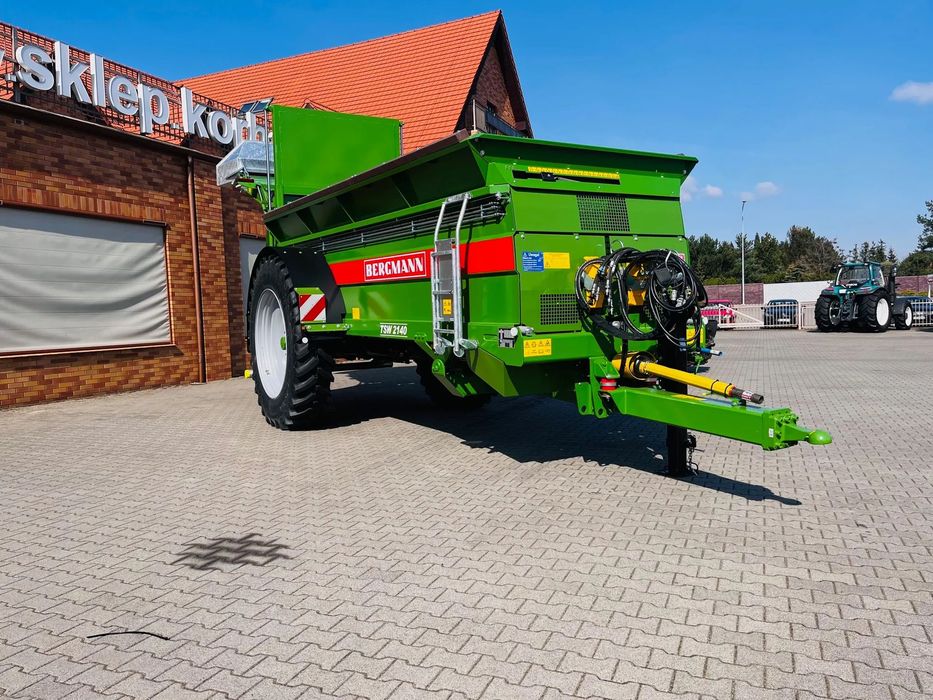 Bergmann TSW 2140 E Mocno doposażony rozrzutnik  Wytrzymały, profesjonalny rozrzutnik BERGMANN dostępny od ręki