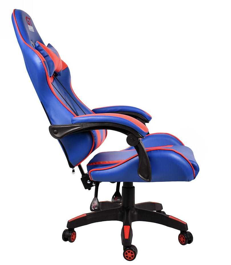 Fotel Gamingowy niebieski wersja sport GT BLUE