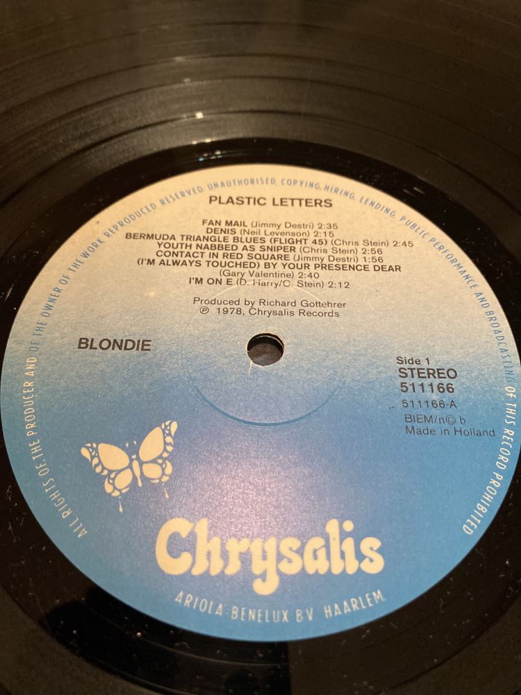 Blondie Plastic Letters płyta winylowa lp