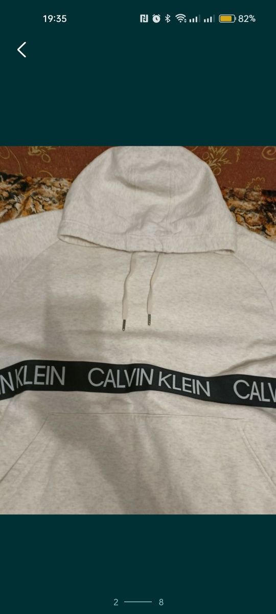 Фирменный мужской худи Calvin Klein.Ориг.