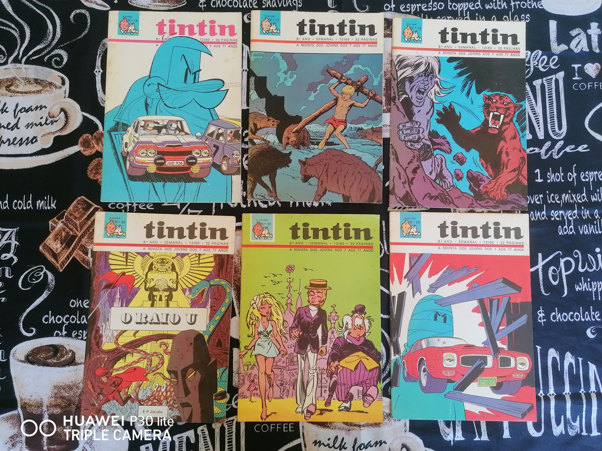 Revistas tin tin 8°ano (1975/76)